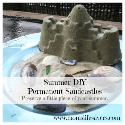 Summer DIY - Permanent Sandcastles