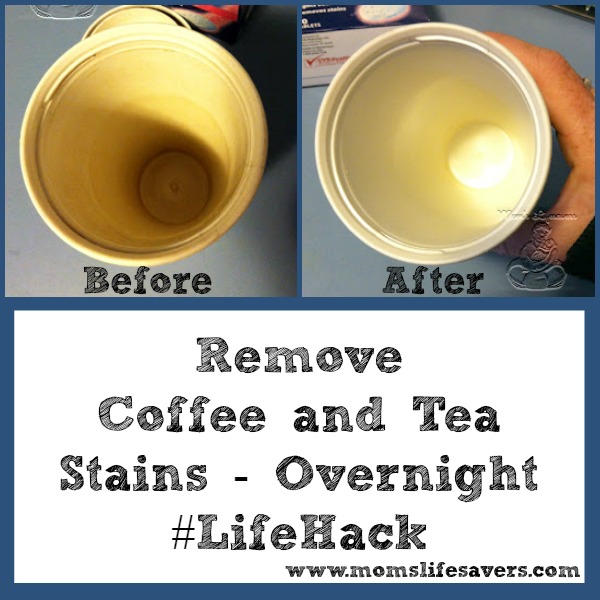 Remove Coffee and Tea Stains Overnight #LifeHack