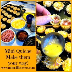 Week In Review - Mini Quiche - Mom's Lifesavers