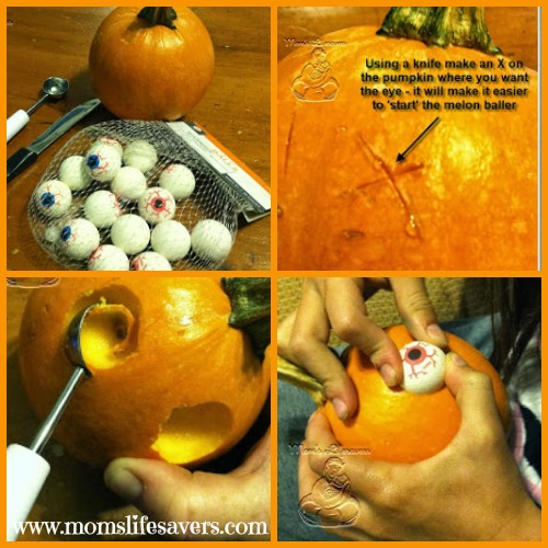 Easy Pumpkin Decorating - Mom's Lifesavers