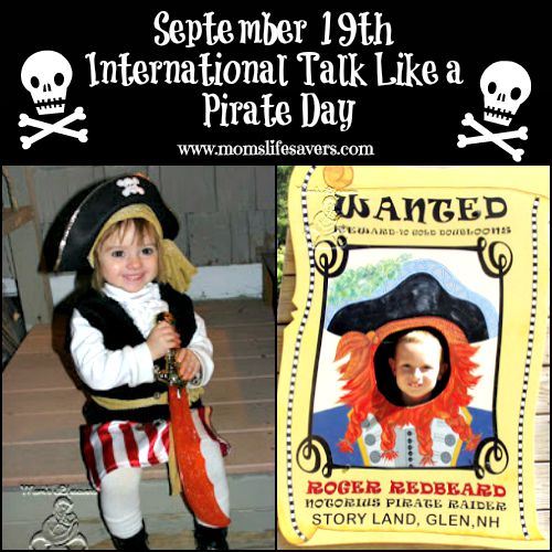 International Talk Like A Pirate Day September 19th 