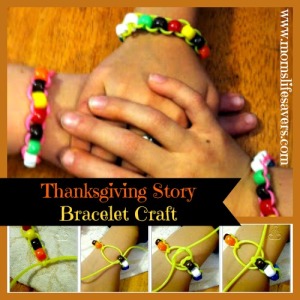 Thanksgiving Story Bracelet Craft - Mom's Lifesavers