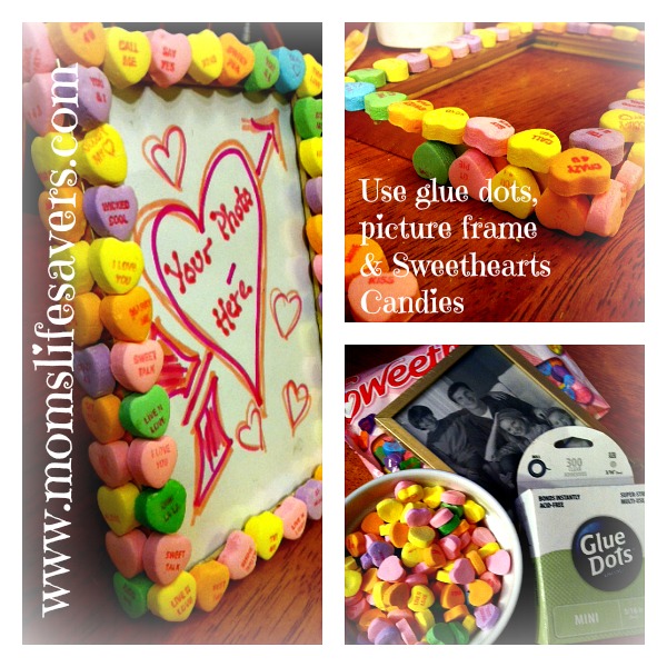 Mom's Lifesavers DIY Conversation Heart Frame