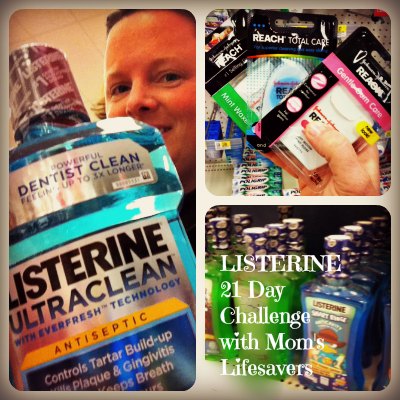 LISTERINE 21 Day Challenge with Mom's Lifesavers