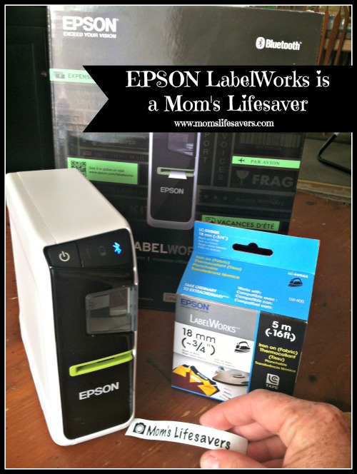 Epson LabelWorks LW-600P Review with Mom's Lifesavers