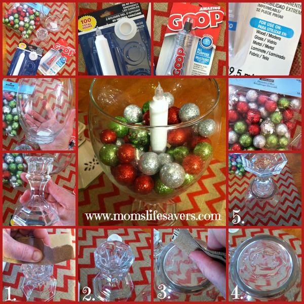 Holiday Centerpiece DIY with Mom's Lifesavers