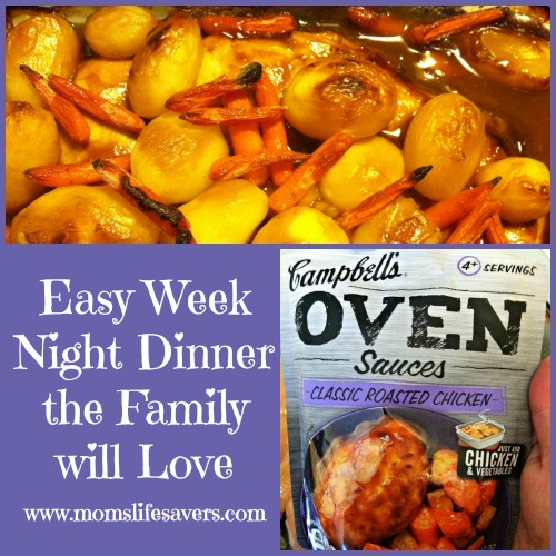 Easy Week Night Dinner - Mom's Lifesavers