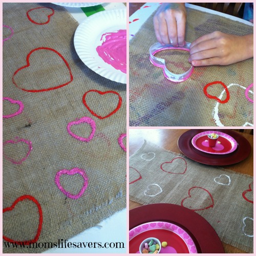 Make a Burlap Table Runner Moms Lifesavers