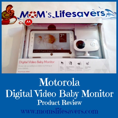 Motorola Digital Video Baby Monitor Mom's Lifesavers