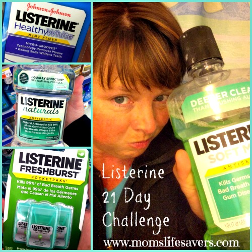 Listerine 21 Day Challenge Mom's Lifesavers
