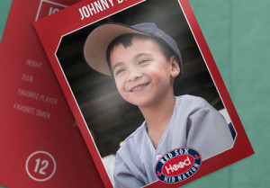 Kid Nation Digital Baseball Card #RedSoxMom