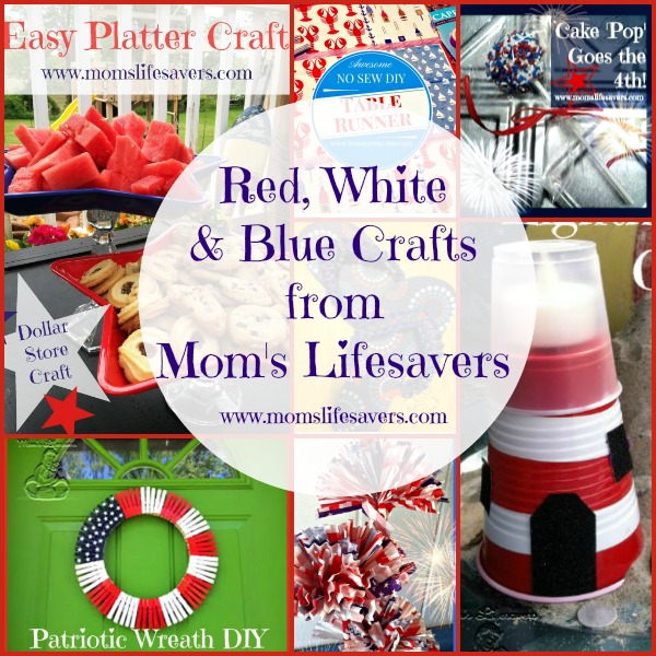 Red White and Blue Crafts from Mom's Lifesavers