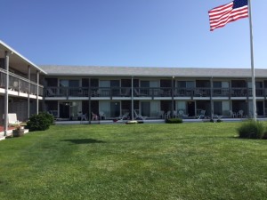 Our room at the Red Jacket Beach Resort was steps away from the beach! 