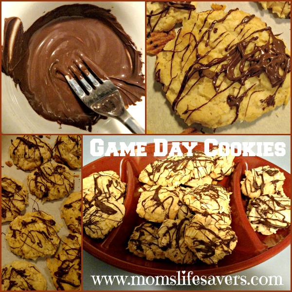 Football Game Day Cookies Mom's Lifesavers