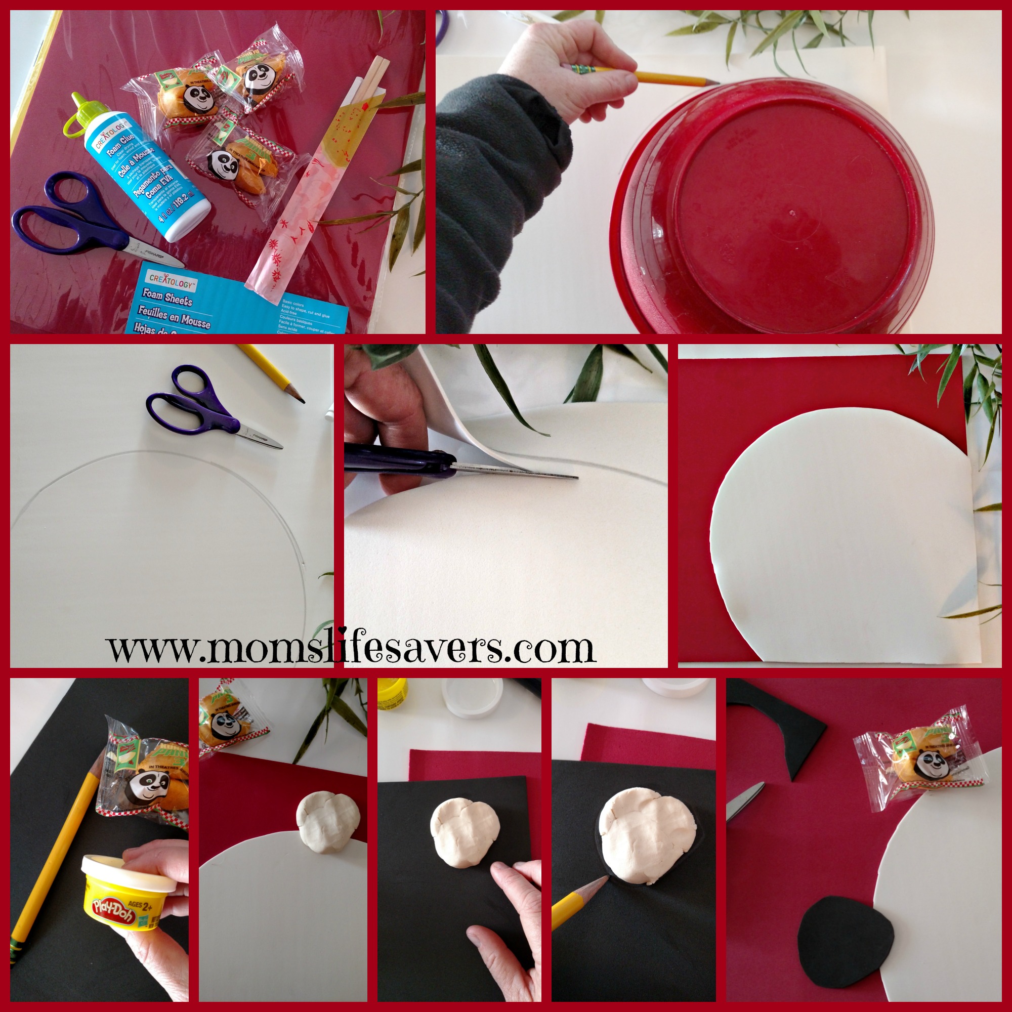 Kung Fu Panda 3 Placemat DIY