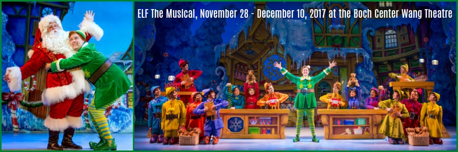 Elf the Musical Ticket giveaway by Mom's LIfesavers